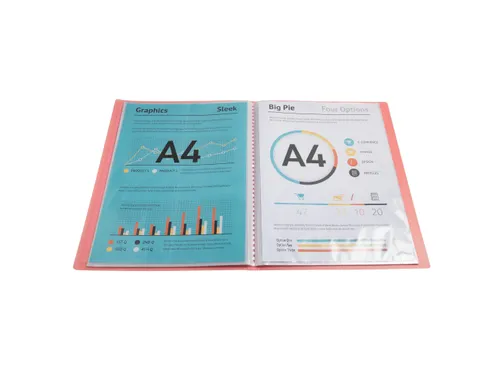 Showalbum A4 20 tas KREACOVER PASTEL Assorti