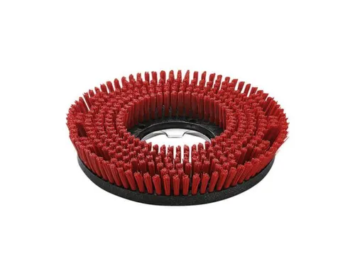 Schijfborstel,v. schrobzuigmachine,middel,Ø 330mm,rood
