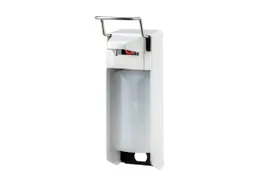 Zeep- & Desinfectiemiddeldispenser Wit 500 Ml Korte Beugel