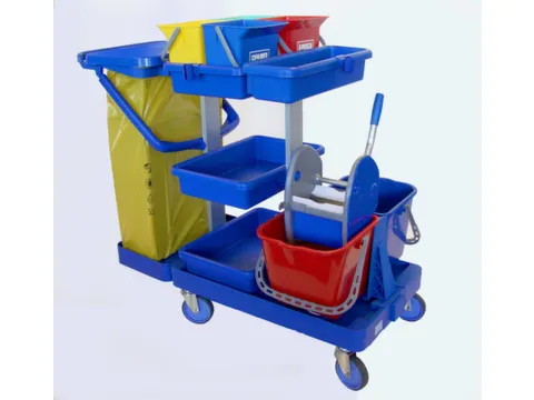 Reinigingswagen,Mopwringer,Zakhouder,Bak