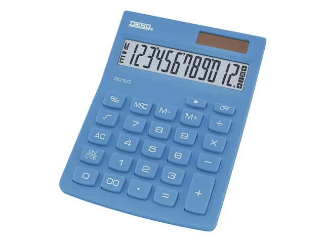 Rekenmachine Desq Compact sky blue