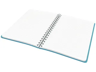 Notitieboek Leitz Cosy B5 lijn spiraal blauw - 4
