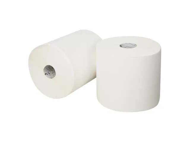 Midi poetspapier 110016 Euro perforatie Cellulose 2-laags 6 Rol