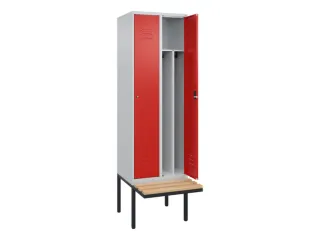 locker voor scheiding van kleding,HxBxD 2120x600x815mm,2vak - 2