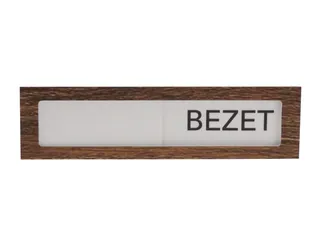 Premium Schuifbord Donker Houtlook Wit Vrij Bezet 150x40mm - 3