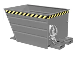 kiepbak,HxLxB 890x1440x1200mm,1,1m³,draagverm. 1500kg,RAL7005