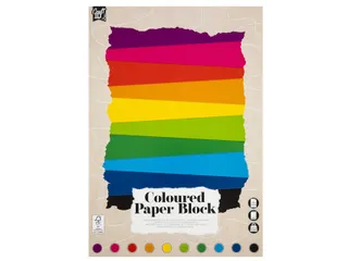 Hobbykarton CarftID 24x34cm 120-220gr 20 vel 10 kleuren - 1