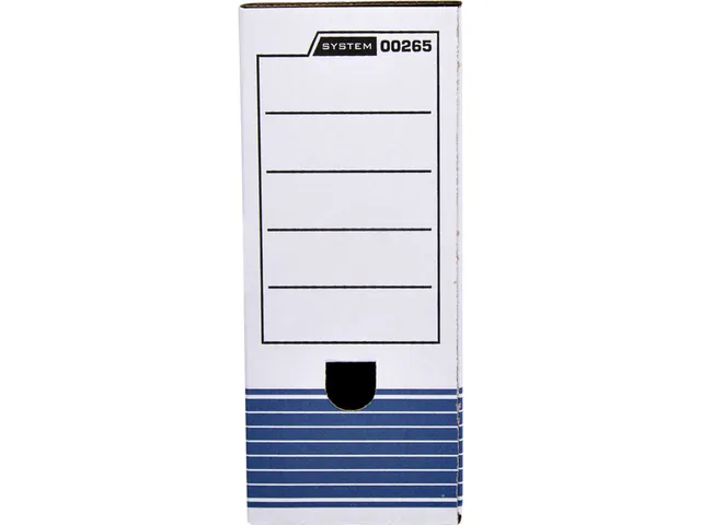 Archiefdoos R-kive Prima Standaard 100mm Transfer Blauw