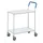 tafelwagen,draagverm. 150kg,2xstaalplaat,laadvl. LxB 760x430mm