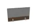 panneau de rehausse,p. table de bureau,NV brun caryer,BN8078-gris