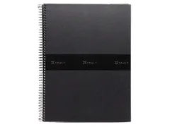 Spiraalblok VAULT A4 HC ruit 5mm HC 80v 90gr krimp 2st