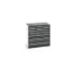 ladekast HxBxD 1000x1050x650mm 7laden RAL7035 front RAL7016