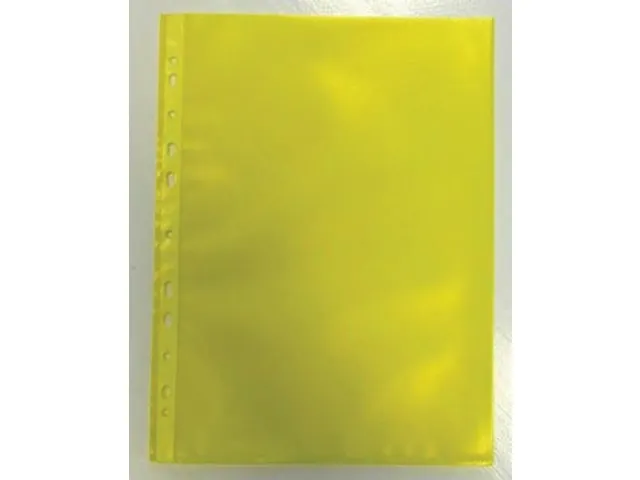 Geperforeerde Showtas A4 Geel 0.08mm 11-Gaats