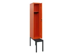 locker met bank,HxBxD 1950x300x815mm,1vak,vak B 300mm,cilinderslot