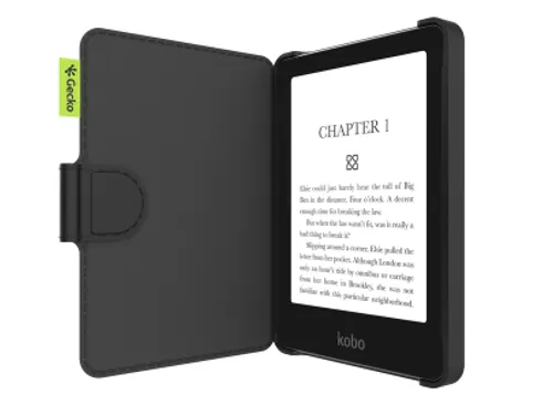 Beschermhoes E-Reader Gecko Kobo Clara zwart
