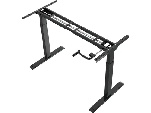 Verstelbaar Zit-Sta Bureau Frame Slinger Zwart 180Cm