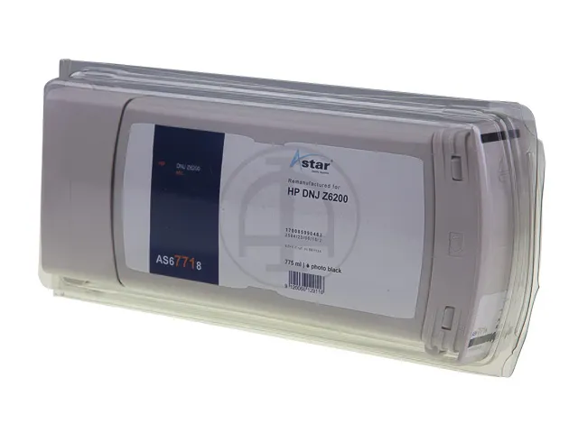 As67718 Astar Hp 771C Dnj Inkt Foto Zwart Rebuilt Blister 775Ml