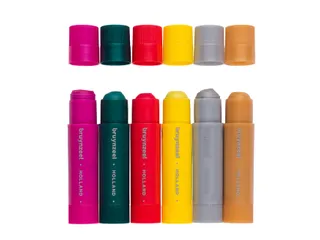 Verfstift Bruynzeel Kids assorti metallic 6 stuks - 5