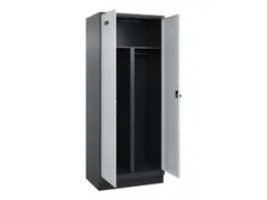 PBM-locker,HxBxD 1950x800x500mm,2vak,vak B 400mm,draaigrendel