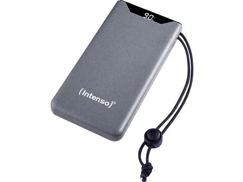 F10000 Powerbank 10.000 mAh Li-Po Display PD en QC 3.0 grijs