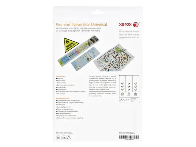 Nevertear Xerox Premium Universal A4 polyester 136micron wit 10vel