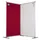 Smit Visual scheidingswand 180x100cm Whiteboard dubbelzijdig wit