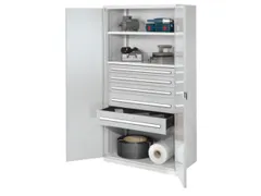 Materiaalkast Dubbelwandige Deur 1950x1000x600mm 2legborden 5laden