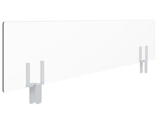 hygiënescherm v. tafelscheidingswand,PMMA,frame staal wit