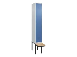 locker met bank,HxBxD 2120x300x815mm,1vak,vak B 300mm,cil.-slot - 1