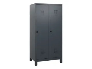 schoollocker,HxBxD 1630x800x500mm,2vak,vak B 400mm,draaigrendel,voeten - 2