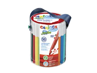 Viltstift Carioca Jumbo maxi assorti set à 50 stuks - 1