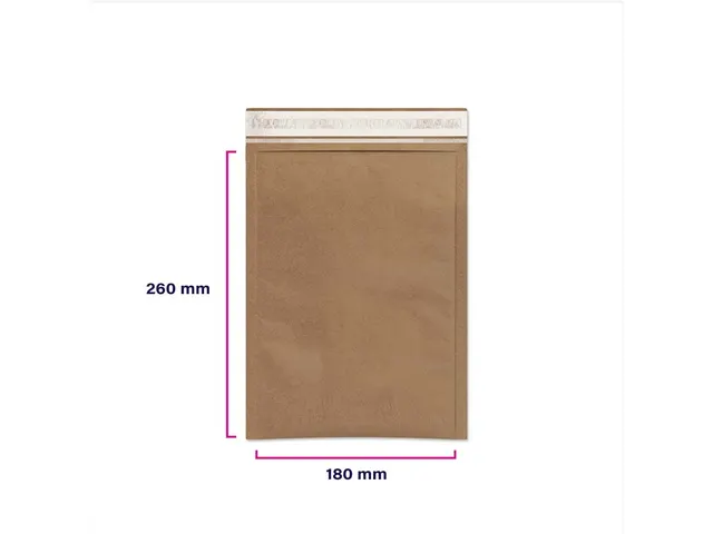 Duurzame Verzendenvelop 200x260mm Bruin 200 Stuks