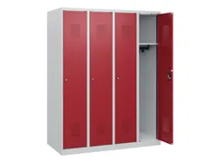 schoollocker,HxBxD 1530x1200x500mm,4vak,vak B 300mm,cil.-slot