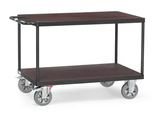 Tafelwagens 12405 Ral7016 1200kg 2 Etages 1600x800mm Watervast - 1