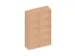 kantoorstelling,HxBxD 1920x1200x430mm,4xhouten vloer,decor romp beuken