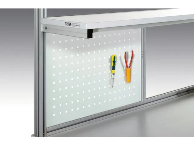 geperforeerde plaat,v. montagetafel,HxB 500x670mm,staal