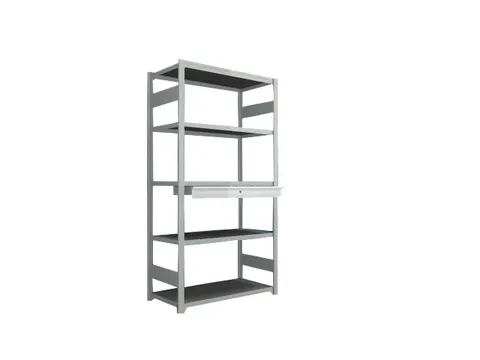 lade,v. inhaakstelling,HxBxD 100x918x438mm,RAL7035