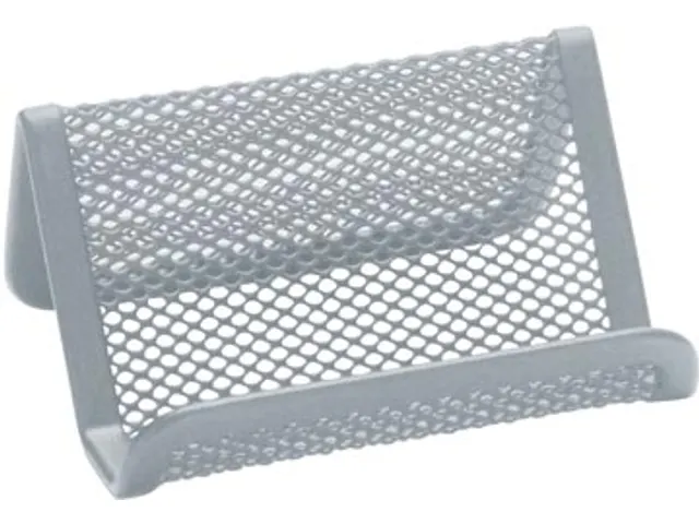 Visitekaartenhouder Metaal Zilver