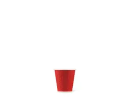 Beker porselein Les Artistes Paris 180ml met siliconen grip Rood