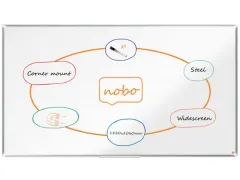 Nobo Premium Plus Widescreen Magnetisch Whiteboard Staal 188x106cm