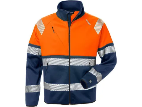 Fristads 4517 SSL sweatvest, oranje/marineblauw, maat XL, per stuk