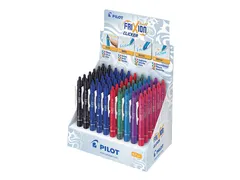 Roller Pilot FriXion Ball Clicker pointe moyenne 0,7mm assorti