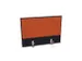 panneau de rehausse,p. table de bureau,CC-noir,BN3012-orange