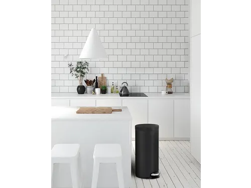 Serene pedaalemmer 30 Liter Mat Zwart