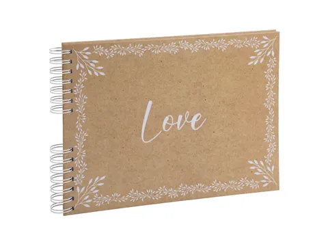 Fotoalb spir 50p. wit 32x22cm KRAFT