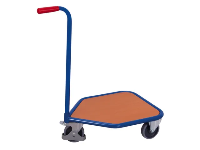 Platformwagen Duwstang 150kg Laadvlak 565x450mm 3 Wielen