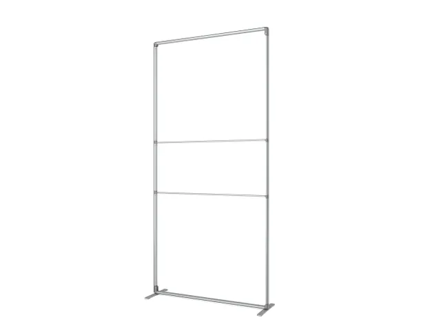 FlexFrame Modulair systeem beurswand 120x250cm Zilver frame
