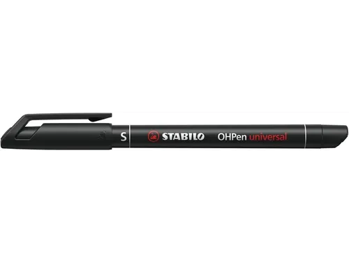 Viltstift STABILO OHpen 841/46 permanent rond superfijn zwart