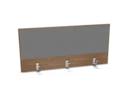 opzetpaneel,v. bureau,aanbouw achter,B 1200mm,NT-cherry,BN8078-grijs