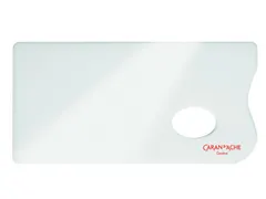 Verfpalet Caran d'ache plexiglas 26x13cm wit